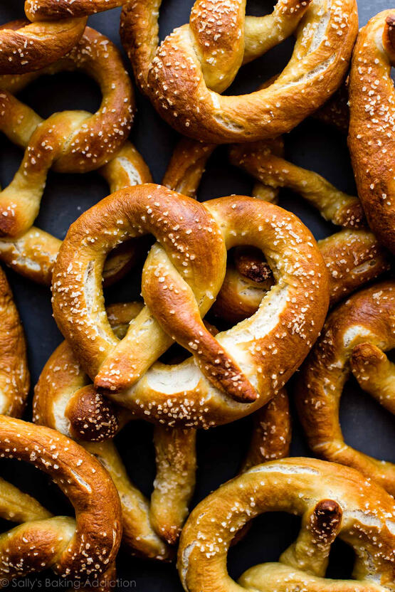 Soft Baked Pretzel Salted, soft baked pretzel